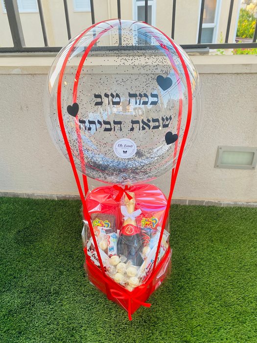 מארז כדור פורח תוספת יין